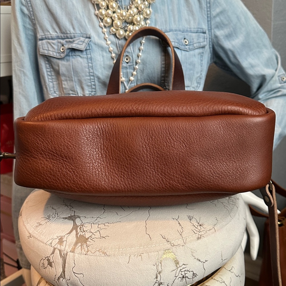 Go Forth Goods small Hoffman deluxe saddle crossbody bag NEW - Picture 8 of 16